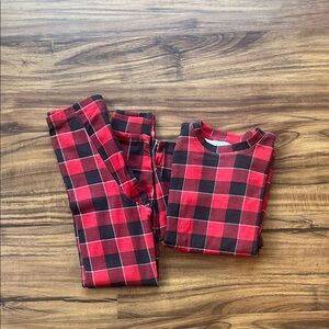 3/$15 Festive Plaid Kids Holiday Pajamas - Red and Black NWOT